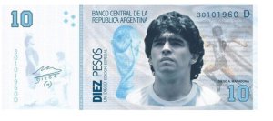 Volvieron los pedidos para que haya un nuevo billete de 10 pesos con la imagen de Maradona