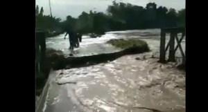 Crecida del río Chama amenaza con incomunicar a municipio agrícola en Zulia (Video)