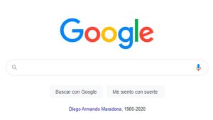 La herramienta de Google para rendir tributo a Maradona