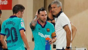“Ahí tienes la puerta”: La dura frase de Setién a Messi que sentenció al técnico
