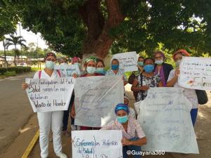 Enfermeras del municipio Caroní protestan por salarios justos #18Nov