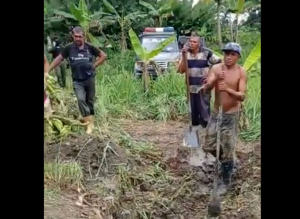 En el secuestro admitido por Saab, las Faes obligaron a cavar un hoyo en la tierra (VIDEO)