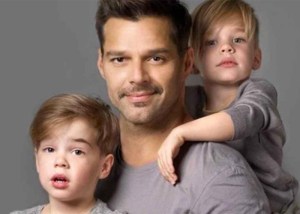 Igual a su padre: La foto de uno de los hijos de Ricky Martin que está dando de qué hablar
