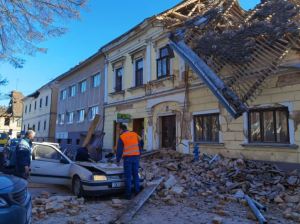 Las primeras imágenes del sismo de magnitud 6,4 en Croacia