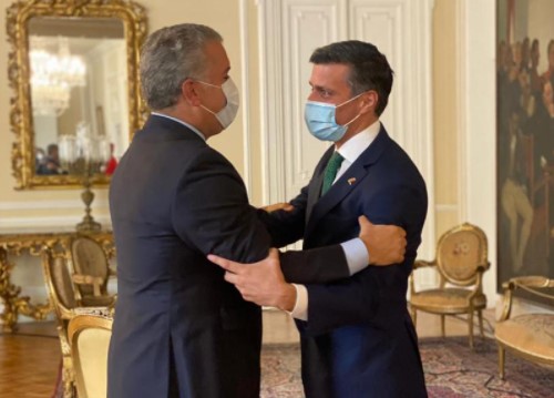 EN IMÁGENES: Leopoldo López sostuvo encuentro con el presidente de Colombia Iván Duque #10Dic