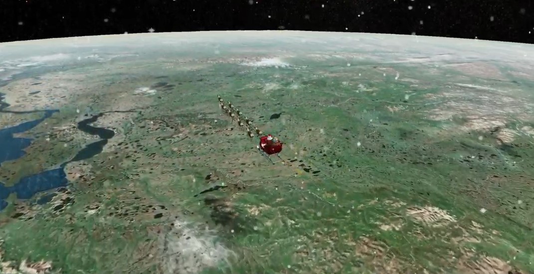 Dónde está Papá Noel: Recorrido en vivo de Santa Tracker este #24Dic