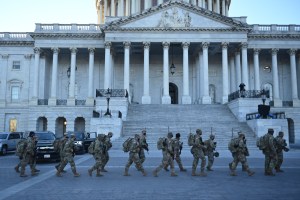 La toma de posesión de Biden convierte Washington en un fortín: Hasta 25.000 militares reforzarán la seguridad