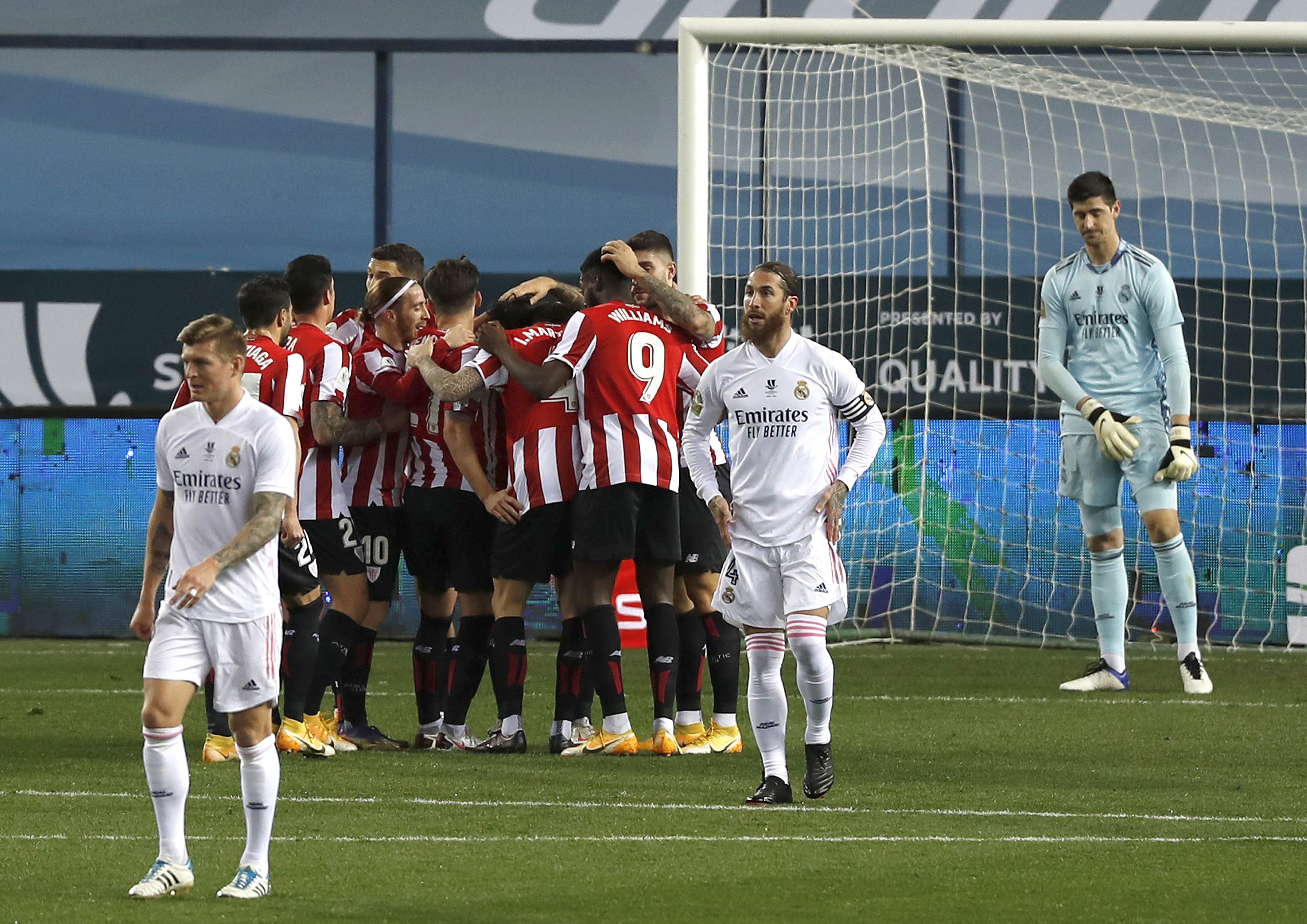 ¡Sorpresa! El Athletic sacó al Real Madrid de la Supercopa y disputará la final