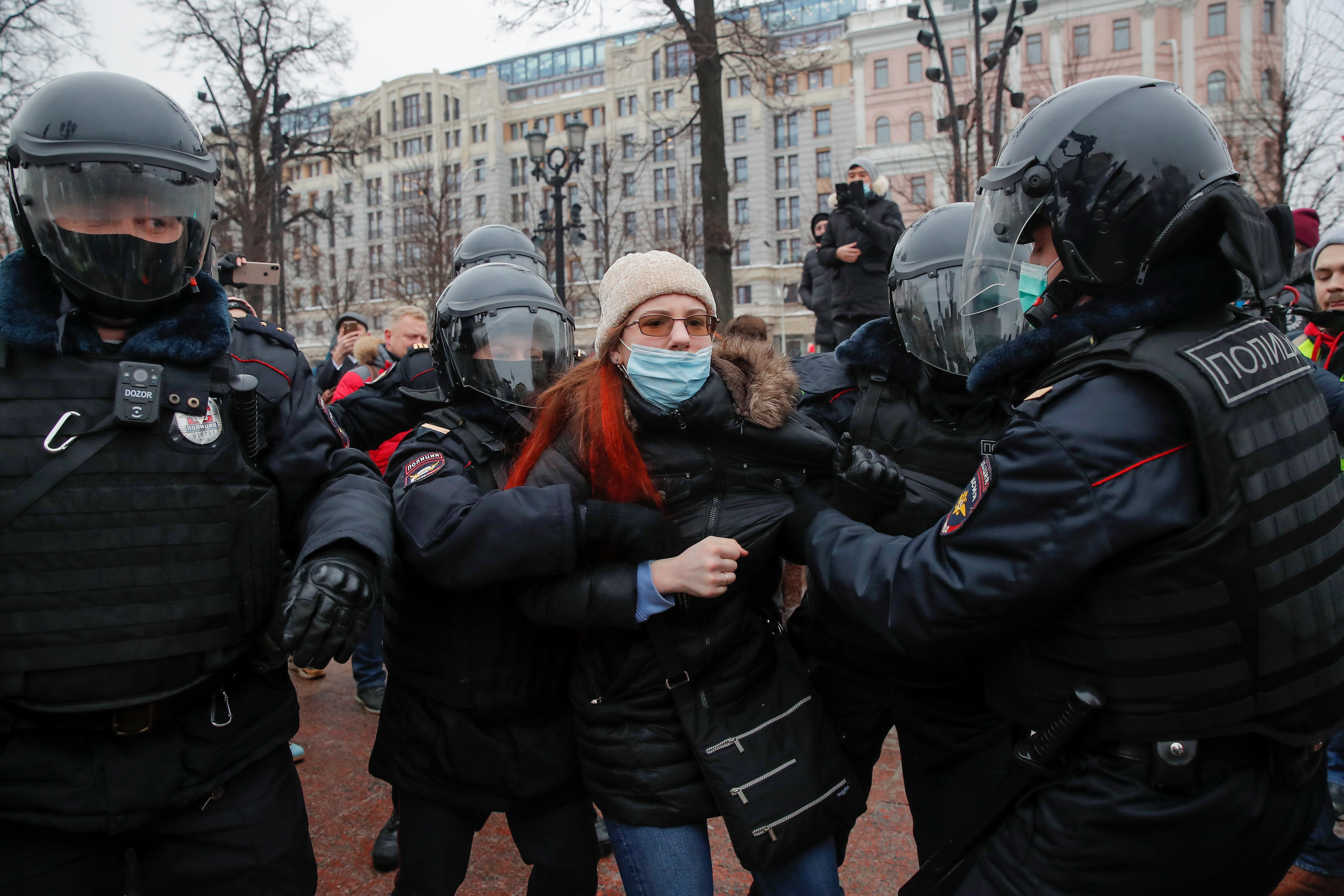EEUU condena las “tácticas brutales” de Rusia contra los manifestantes opositores