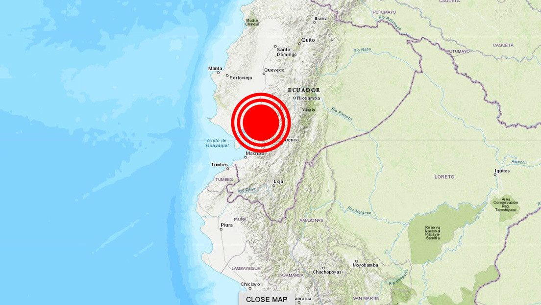 Sismo de 5,15 sacudió una provincia de Ecuador