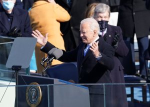 “La democracia ha prevalecido”, pronunció Biden durante su juramentación como presidente de EEUU