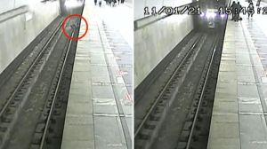 Maquinista frena a tiempo su tren y rescata a un niño que cayó a las vías del metro de Moscú (VIDEO)
