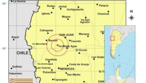 Terremoto de 6,4 de magnitud sacudió la frontera entre Argentina y Chile