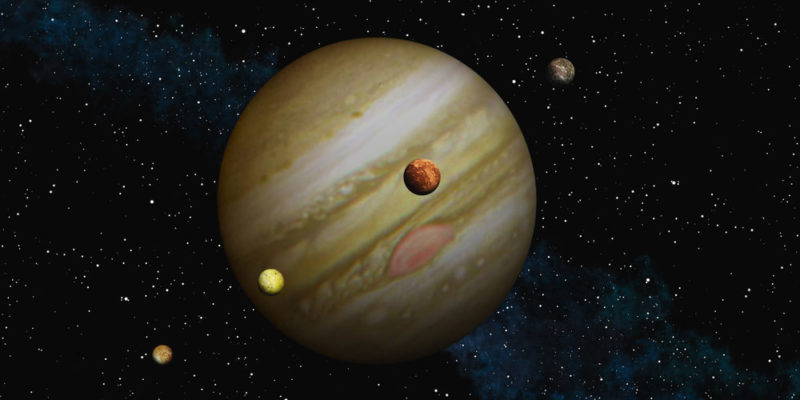 Nasa captó señal de una de las lunas de Júpiter en una misteriosa bomba espacial