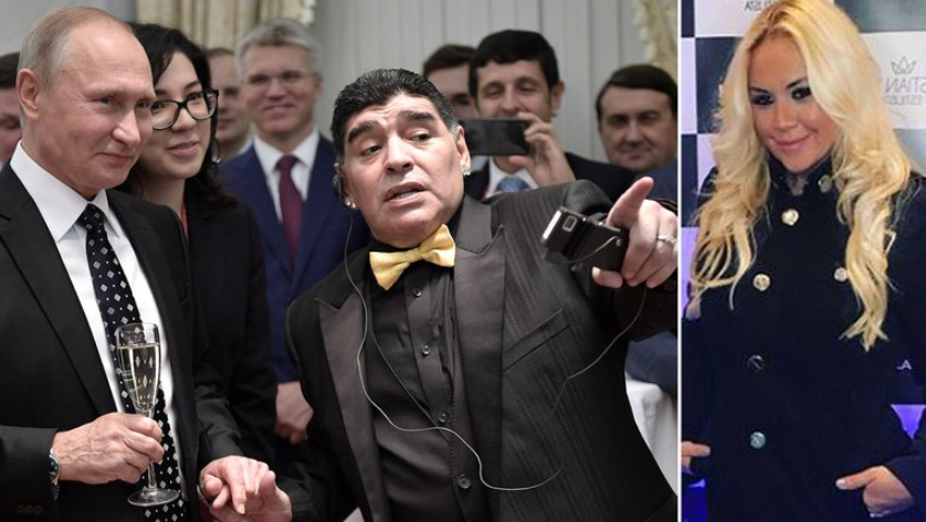 El lujoso regalo que Putin le obsequió a una antigua novia de Maradona