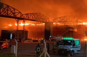 Un incendio arrasó con las instalaciones del reconocido Autódromo de Termas en Argentina (Imágenes)
