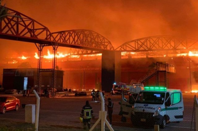 Resultado de imagen de incendio Autódromo de Termas en Argentina