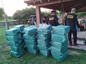 Decomisados 1.344 kilos de cocaína en operativo en el Chaco paraguayo