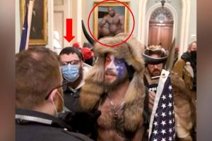 El meme desnudo fue incluido en la denuncia del sujeto que violentó el Capitolio de EEUU
