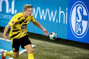 Haaland, el vikingo que sigue pletórico: Marcó nuevo doblete en la goleada del Dortmund