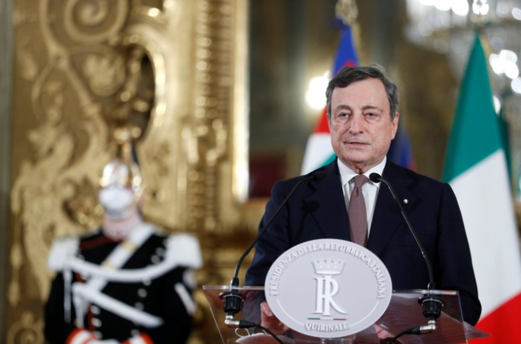 Mario Draghi se convirtió en el nuevo primer ministro de Italia
