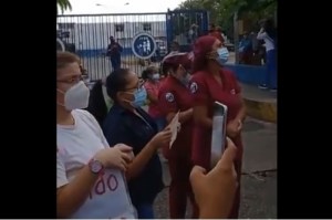 Enfermeros protestan en Lara por condiciones infrahumanas del Hospital Pastor Oropeza #17Feb (VIDEO)