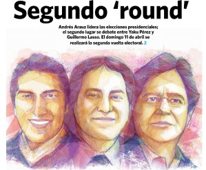 Estas son las portadas de la prensa en Ecuador tras las elecciones presidenciales #8Feb