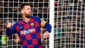 Messi aglutina los grandes récords del Barça y de la Liga Española