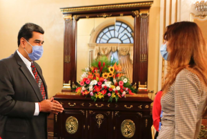Maduro volvió a vender una imagen de “santa paloma” ante la relatora de la ONU
