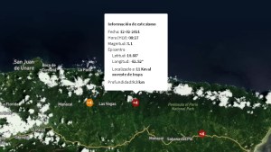 Se registró sismo de magnitud 3.1 en Irapa, estado Sucre #12Feb