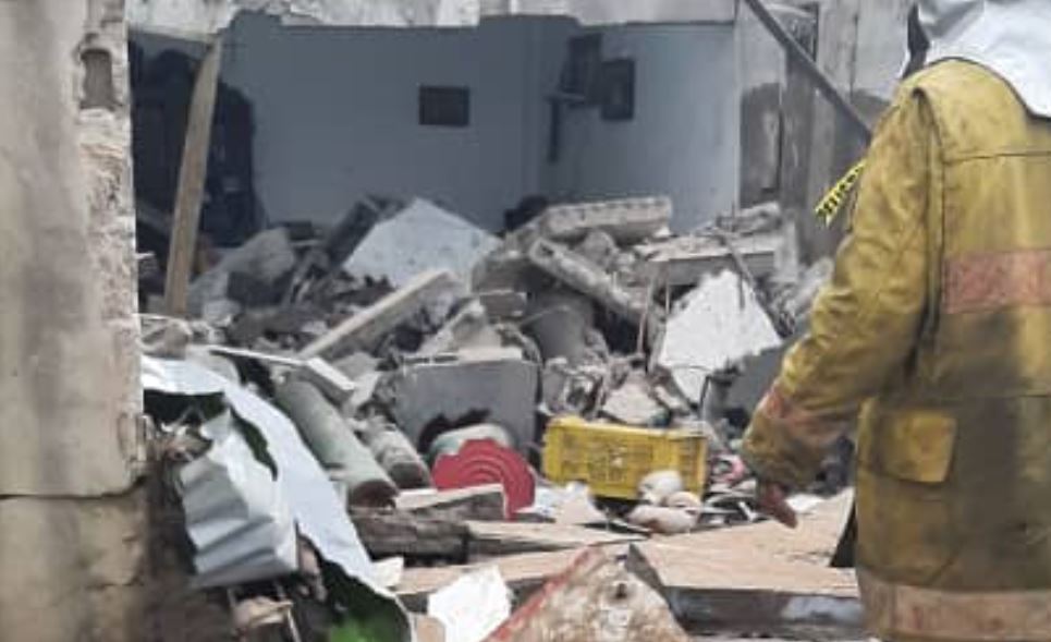 Explosión en local clandestino de cilindros de oxígeno dejó un muerto en Táchira (Fotos)