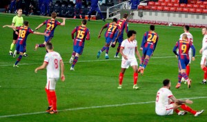 Barcelona se metió en la final de la Copa del Rey tras vencer al Sevilla con remontada