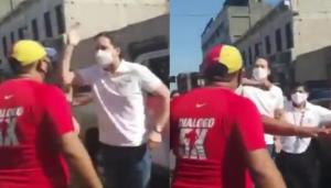 VIDEO: Daniel Salaverry a punto de irse a las manos con venezolano que lo encaró