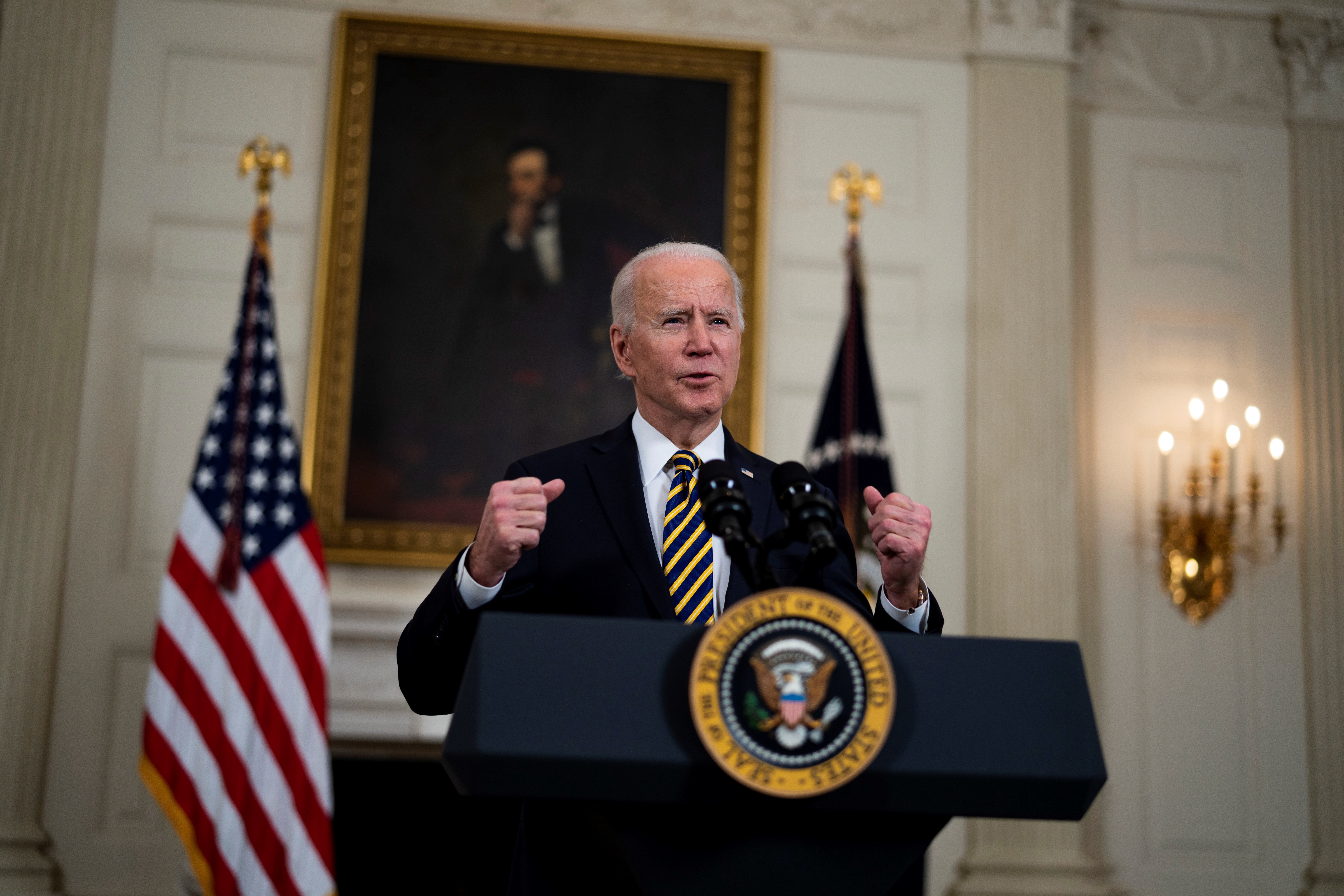 Biden celebró el nuevo plan de estímulo para EEUU tras aprobación del Senado