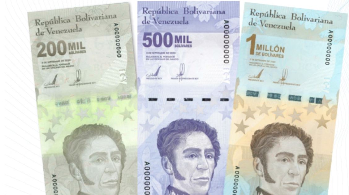Detalles de los nuevos billetes del cono monetario trastocado por la hiperinflación