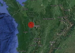Temblor con epicentro en Urrao se sintió en Medellín y varias zonas de Antioquia y Chocó en Colombia