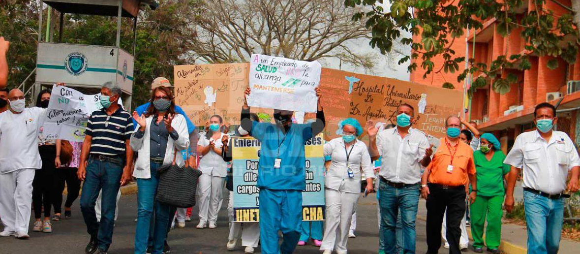 Sector salud lideró protestas durante el primer trimestre del 2021