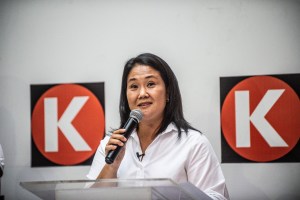 “No se meta en mi país”, le dijo Keiko Fujimori a Evo Morales ante balotaje en Perú (Video)