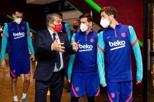 Cónclave entre Laporta, Messi y el resto de capitanes del Barcelona por la Superliga europea