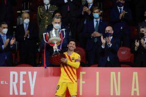 Messi rompió el silencio tras ganar otro título con el Barça