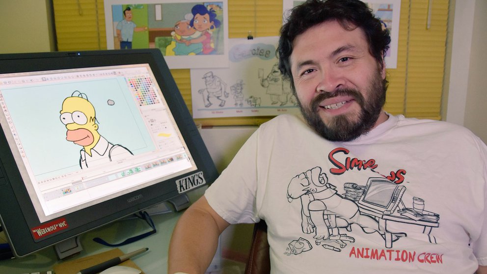 Murió Edwin Aguilar, artista latino que dibujó a “Los Simpson” por más de dos décadas