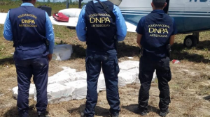 Decomisaron en Honduras un avión cargado de cocaína procedente de Venezuela (Video)