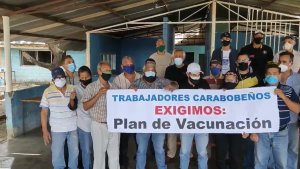 Personal médico y sociedad civil de Valencia también se movilizó bajo la exigencia del ingreso de las vacunas