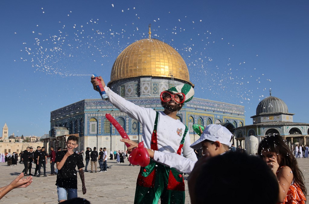 Así celebran el fin del ramadán en Jerusalén tras la violencia de los últimos días