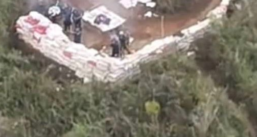 VIDEO: Una de las trincheras desde donde disparaban a los cuerpos de seguridad en La Vega