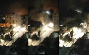 Imágenes sensibles: Bombardeo acabó con la torre Al-Jawhara en Palestina