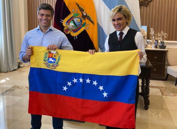 Leopoldo López se reunió con alcaldesa de Guayaquil: Hablamos sobre la regularización de diáspora venezolana