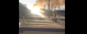 Incendió en una subestación dejó sin electricidad gran parte de Ciudad Ojeda este #22May (Video)
