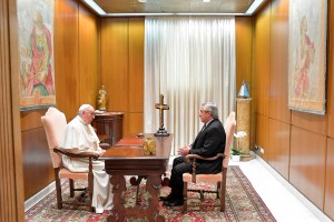 El papa Francisco y el presidente argentino se reunieron durante 25 minutos