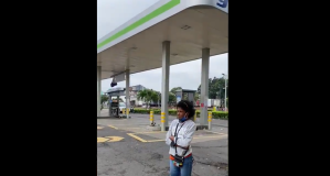 Un joven se electrocutó en una estación de gasolina en Cali tras saqueos